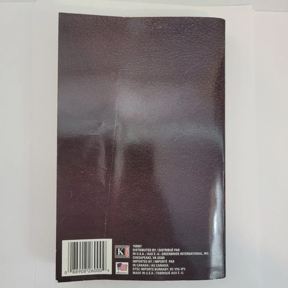 Kappa Books Holy Bible‎ King James Version KJV Softcover Brown Religious Text